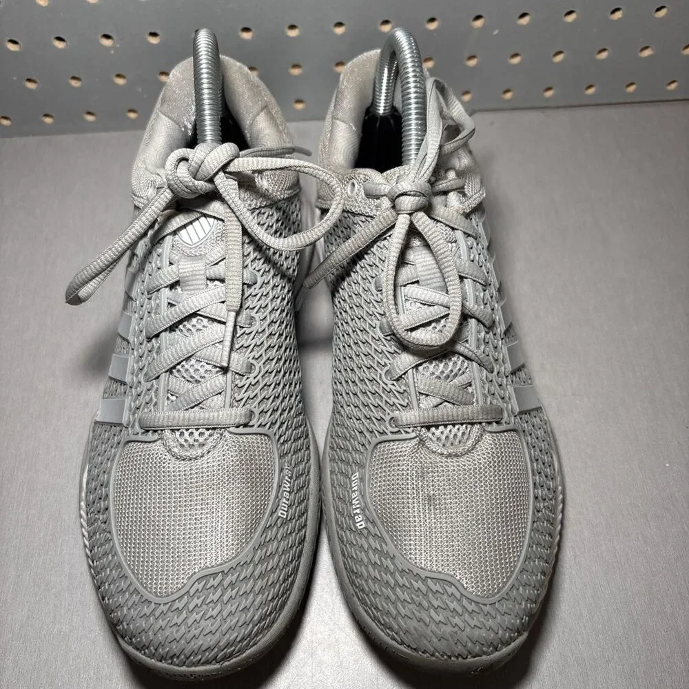K Swiss Express Light Pickleball Shoes Womens US 7.5 Gray Grey White Tennis Low - Picture 5 of 14